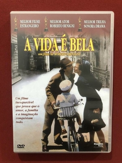 DVD - A Vida é Bela - Roberto Benigni - Nicolleta Braschi