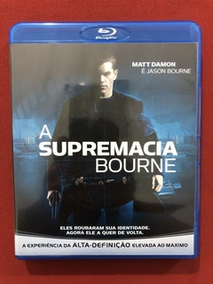Blu-Ray - A Supremacia Bourne - Matt Damon - Seminovo