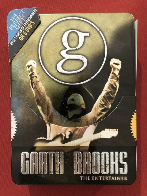DVD - Lata Box Set Garth Brooks - The Entertainer - 5 Discos