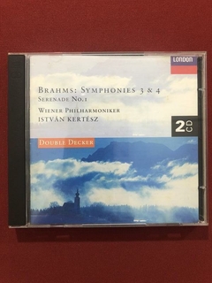 CD Duplo - Brahms - Symphonies 3 & 4 - Importado - Seminovo