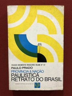 Livro - Província & Nação - Paulo Prado - Ed. José Olympio
