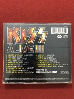 CD - Kiss - Alive III - Nacional - 1993 - comprar online
