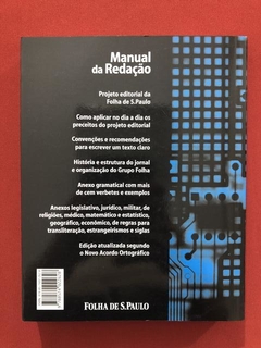 Livro - Manual Da Redação - Folha De S. Paulo - Seminovo - comprar online