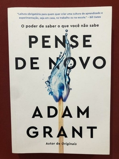 Livro - Pense De Novo - Adam Grant - Sextante - Seminovo
