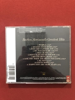 CD - Barbra Streisand - Greatest Hits - Importado - comprar online