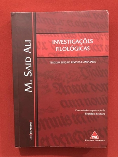 Livro- Investigações Filológicas - M. Said Ali - Ed. Lucerna