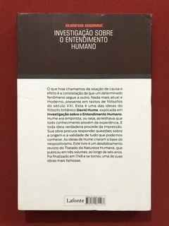 Livro- Investigação Sobre O Entendimento Humano - David Hume - comprar online