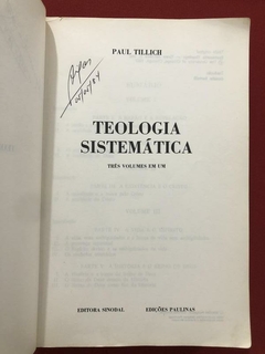 Livro - Teologia Sistemática - Paul Tillich - Ed. Paulinas - Sebo Mosaico - Livros, DVD's, CD's, LP's, Gibis e HQ's