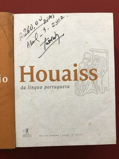Livro - Dicionário Houaiss Da Língua Portuguesa - Grande - Com CD - Sebo Mosaico - Livros, DVD's, CD's, LP's, Gibis e HQ's