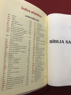 Livro - Bíblia Sagrada - Editora Ave-Maria - Seminovo - Sebo Mosaico - Livros, DVD's, CD's, LP's, Gibis e HQ's