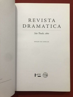 Livro - Revista Dramatica - Edição Fac-Similar - Edusp - Seminovo na internet