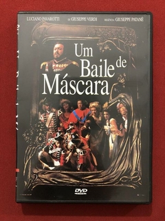DVD - Um Baile De Máscara - Luciano Pavarotti - Seminovo