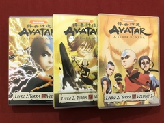 DVD- Avatar: A Lenda De Aang - Livro 2 Terra - 3 Vols - Semi