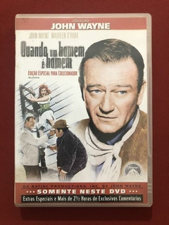 DVD - Quando Um Homem É Homem - John Wayne - Seminovo