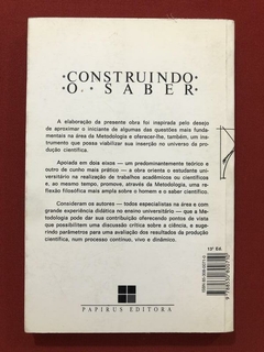 Livro - Construindo O Saber - Maria Cecília M. De Carvalho - Papirus - comprar online