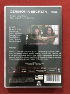 DVD - Cerimônia Secreta - Elizabeth Taylor - Seminovo - comprar online
