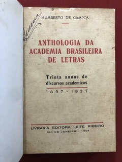 Livro - Anthologia Da Academia Brasileira de Letras - H. de Campos na internet