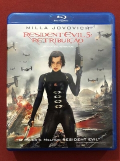Blu-ray - Resident Evil 5: Retribuição - Milla Jovovich - Seminovo