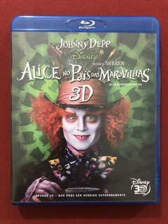 Blu-ray - Alice No País Das Maravilhas 3D - Seminovo