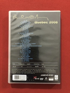 DVD - Paul McCartney - Quebec 2008 - Seminovo - comprar online