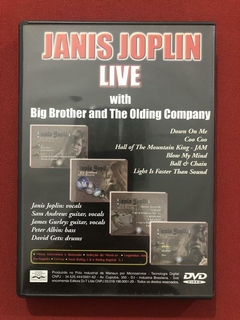 DVD - Janis Joplin - Live Big Brother And The Olding Company - comprar online