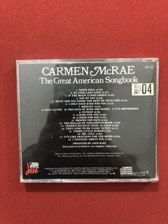 CD - Carmen Mcrae - The Great American Songbook - Seminovo - comprar online