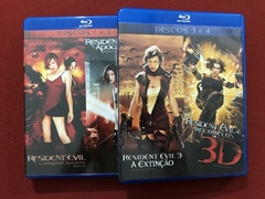 Blu-ray - Resident Evil - Quadrilogia - 4 Discos - Seminovo