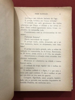 Livro - Trem Blindado - Fernando Penteado Medici - 1933