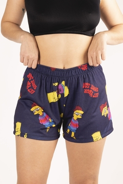 PIJAMA M/CORTA Y SHORT BART Y LISA (SH415) - comprar online