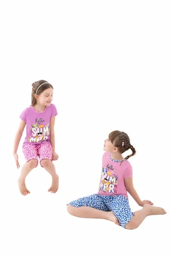 PIJAMA NENA M/CORTA Y CAPRI HELLO SUMMER T: 4-6 (501PI) - comprar online