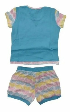 PIJAMA CON REMERA Y SHORT (12104) - comprar online