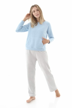 PIJAMA M/LARGA P/LARGO PELUCHE (92085) - comprar online