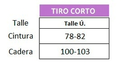 PACK X2 TIRO CORTO ALGODON Y LYCRA (6034) en internet