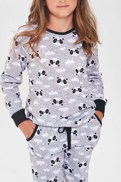 PIJAMA NENA M/LARGA P/LARGO PANDAS T: 2-4-6 (9019) - Victoria Garrido Lenceria