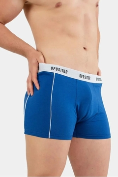 BOXER CINTURA EXPUESTA ALGODON Y LYCRA (101) - tienda online