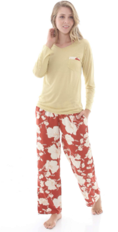 PIJAMA M/LARGA P/LARGO TWILL ENGLISH GARDEN (92721) - tienda online