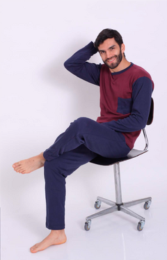 PIJAMA HOMBRE M/LARGA P/LARGO (845MS) - comprar online