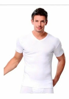 CAMISETA HOMBRE JERSEY M/C ESCOTE V (1128)