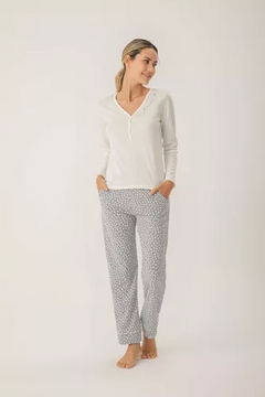 PIJAMA M/LARGA P/LARGO ROMANTIC (WO15116) - comprar online