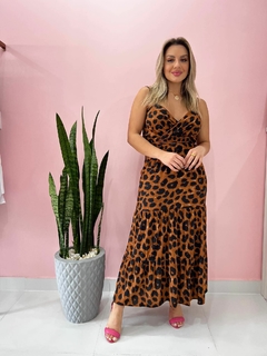 Vestido Gabi animal print - Srta. Michels Closet