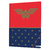 CARPETA 3 SOLAPAS OFICIO N5 CON ELASTICO WONDER WOMAN CLASICO MOOVING