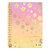 CUADERNO A5 16x21 CM TAPA DURA RAYADO LUCKY DAISIES EVERYWHERE MOOVING