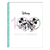 CUADERNO A4 UNIVERSITARIO TAPA FLEX RAYADO DISNEY 100 BLANCO MOOVING