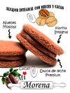 MI MORENA ALFAJOR INTEGRAL ARTESANAL DE NUECES CACAO 50gr