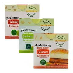 NUTRILEZA HAMBURGUESA DE REMOLACHA GARBANZOS 4 UNIDADES 360gr