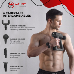 Pistola Masajeadora Melfit PXpro 2.0 - MELFIT TRAIN LIFE | Tienda Online