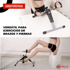 Bicicleta fija pedalera rehabilita piernas y brazos plegable new arrivals