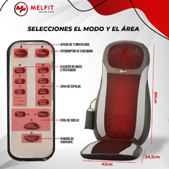 Asiento Masajeador Cervical Espalda Calor Vibracion I2000 - tienda online
