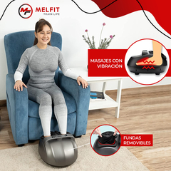 Masajeador Pies I2500 Melfit Shiatsu Compresion De Aire Calor