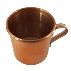 Caneca em Alumínio Cor Cobre 250ml - comprar online